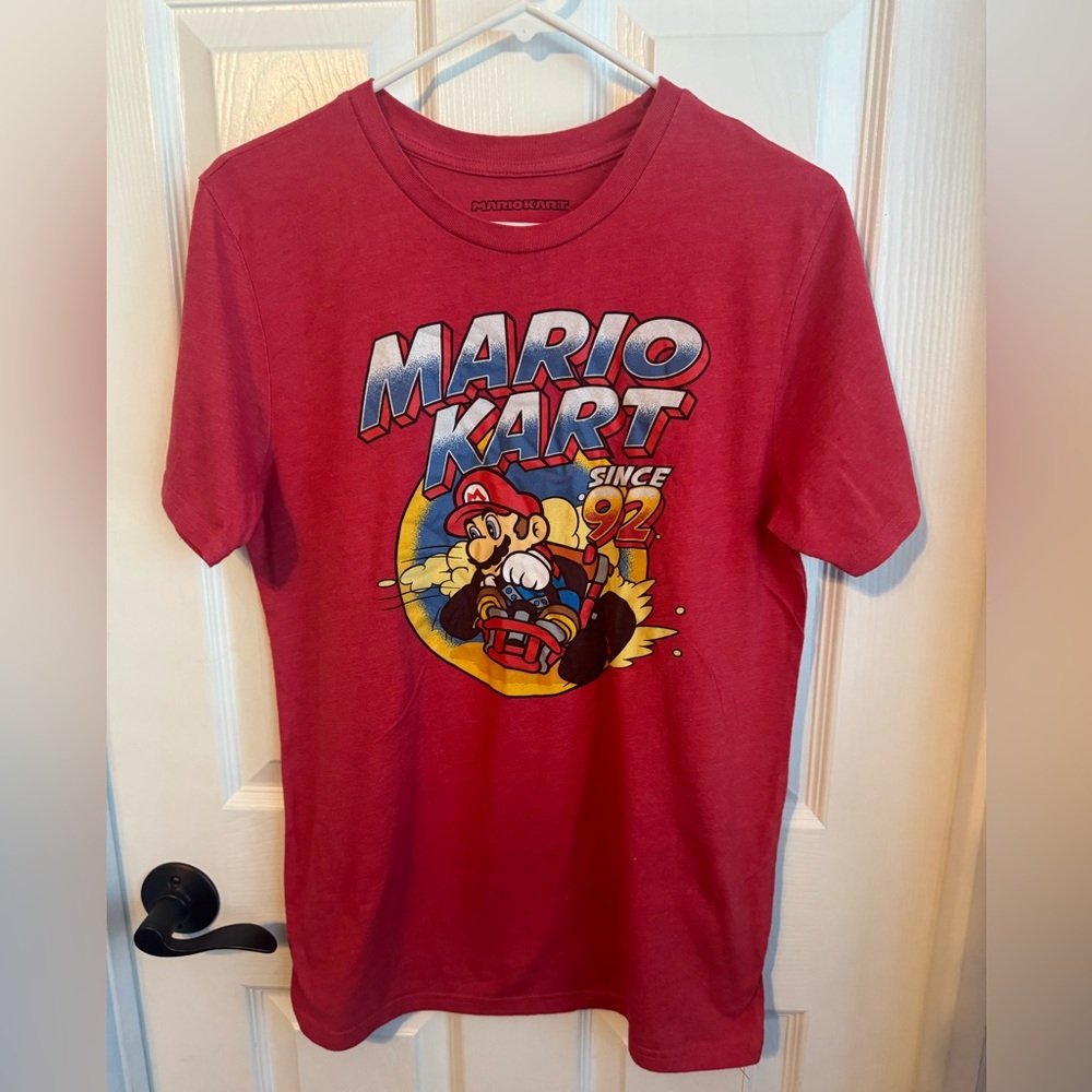 Kids Mario Kart Graphic Tee - Red‎